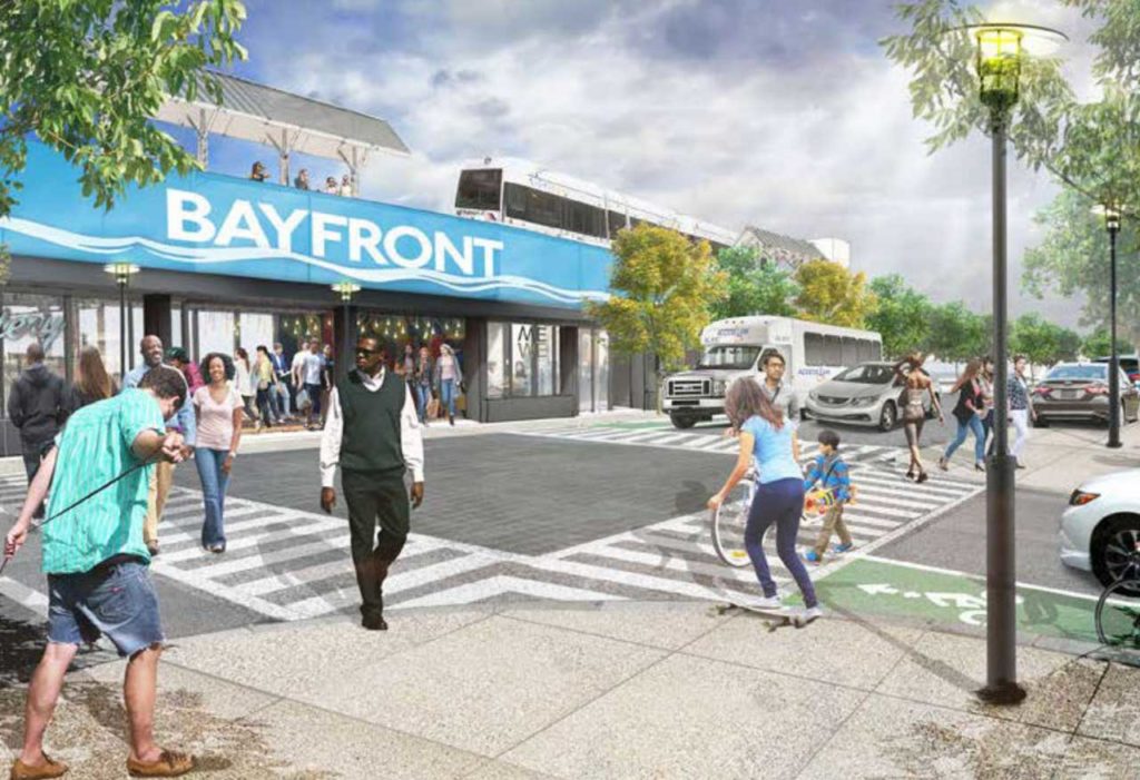 Bayfront Light Rail Station Jersey City